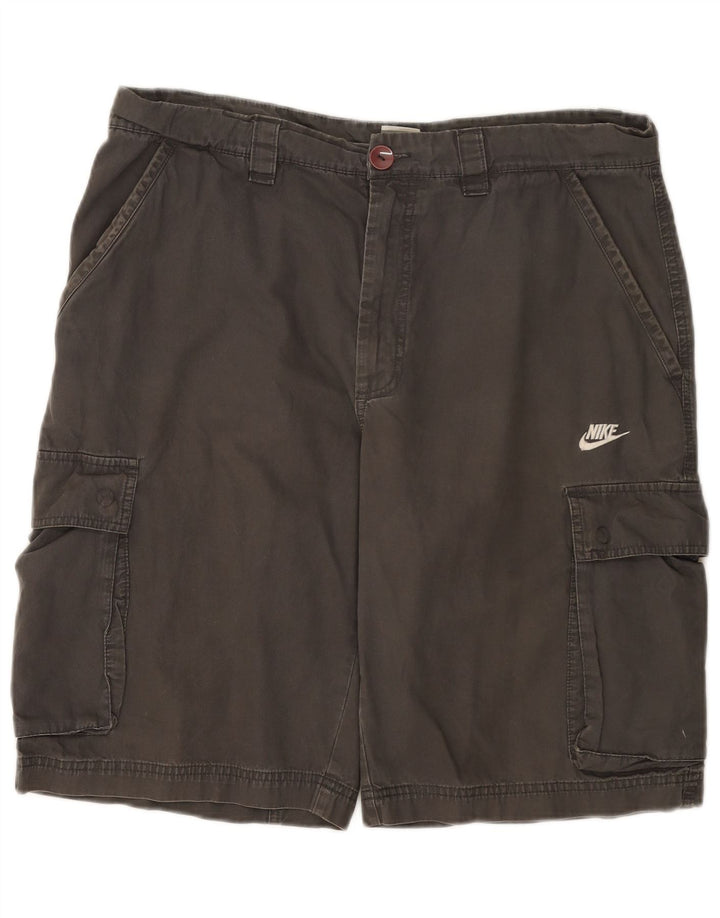 Nike Herre Cargo Shorts Large W36 Grå Bomuld