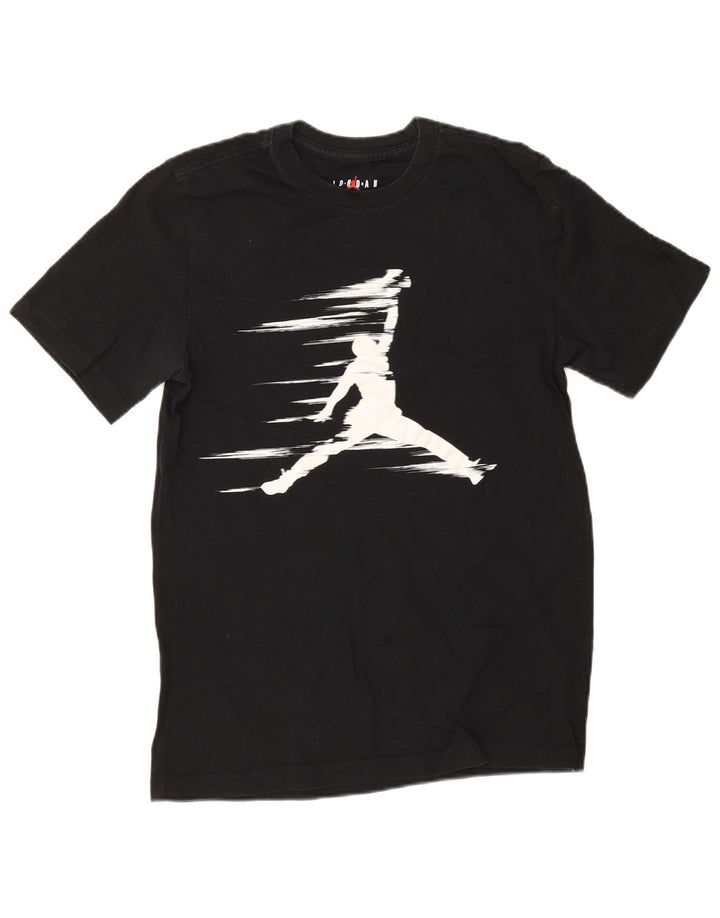 Jordan Herre grafisk T-shirt top lille sort bomuld