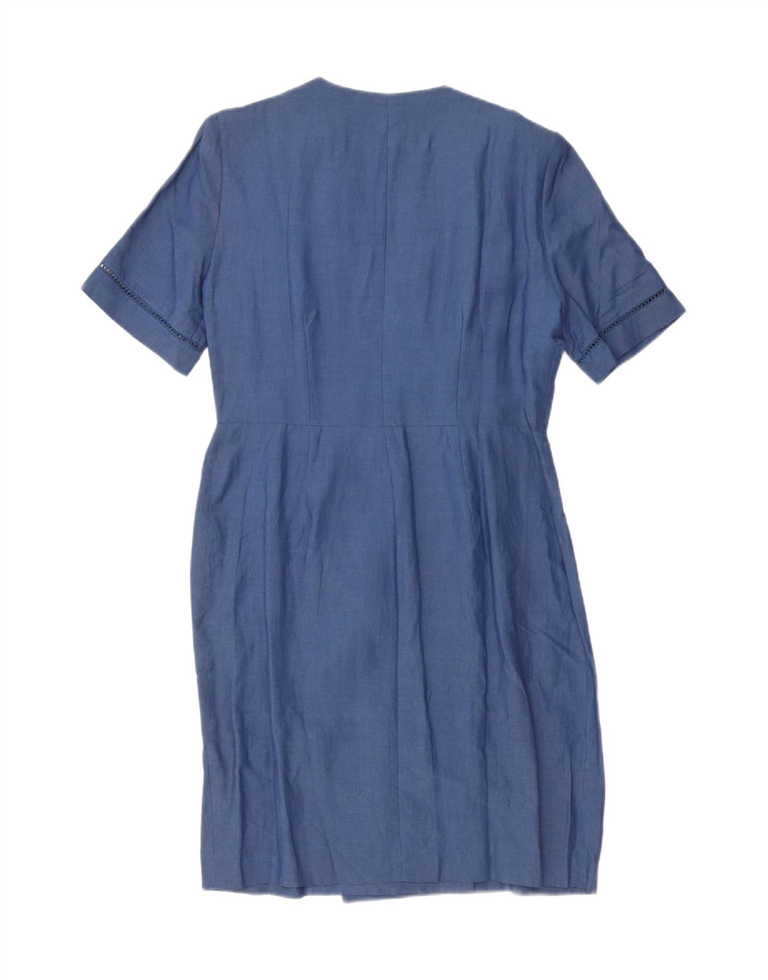 Vintage slå-om-kjole til kvinder IT 50 XL Blå