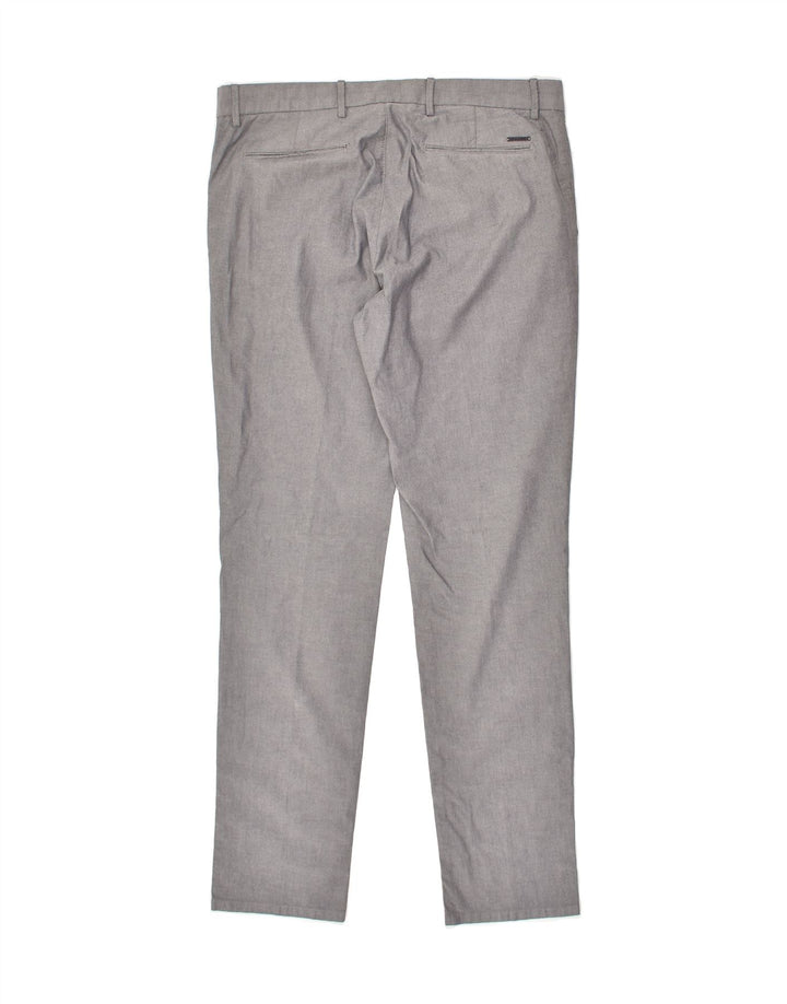 MASSIMO DUTTI Mens Slim Fit Suit Trousers EU 44 XS W27 33 Grey | Vintage Massimo Dutti | Thrift | Second-Hand Massimo Dutti | Used Clothing | Messina Hembry 