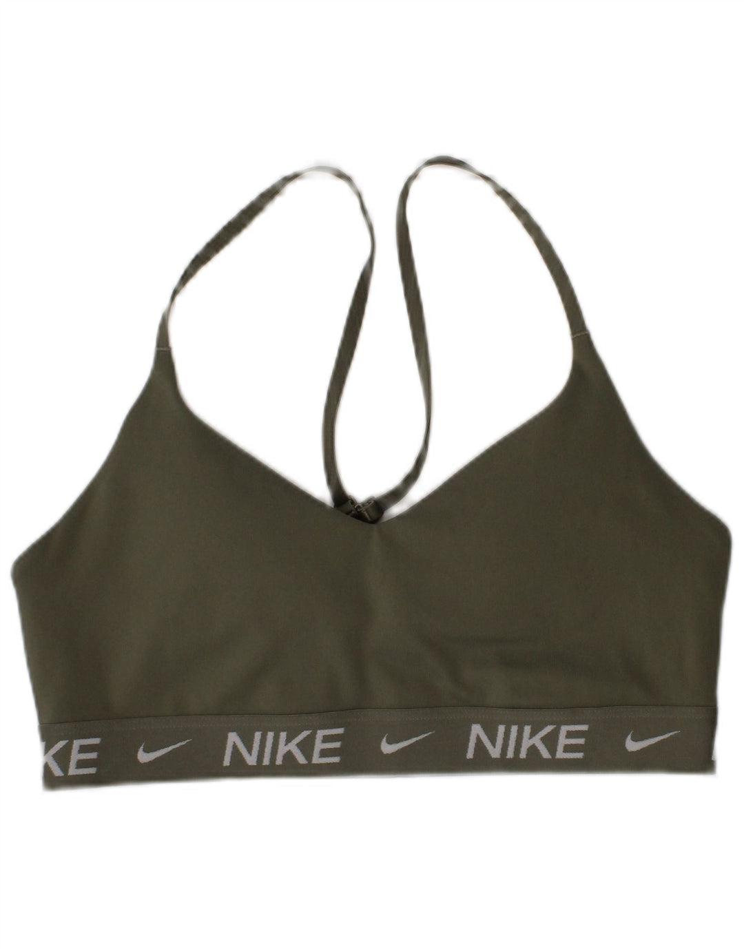 Nike Graphic Sport BH Top Small Khaki Polyester Sports