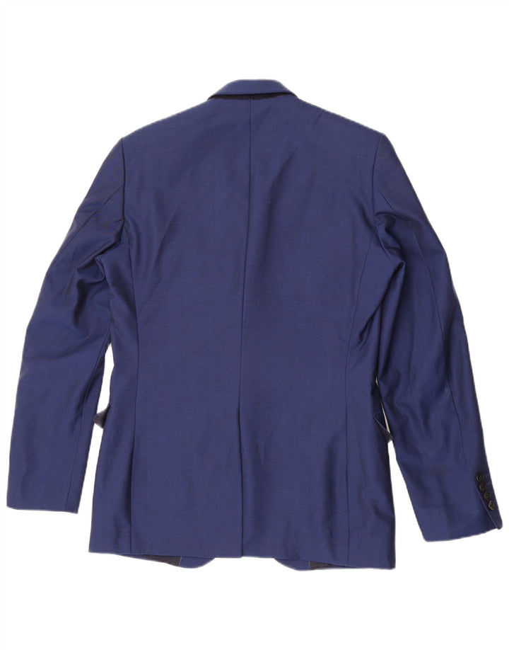 Reiss Herre 1 Knap Blazer Jacket UK 36 Small Navy Blue