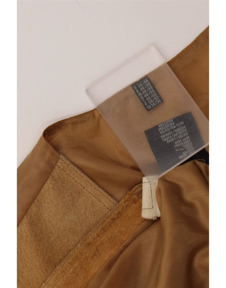 VINTAGE Herre ruskindsvest IT 44 XS brunt læder