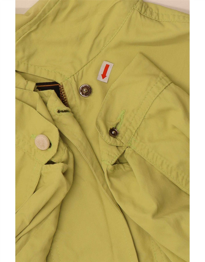 Trussardi Jeans Dame Oversized Bomber Jacket IT 44 Medium Grøn Polyamid