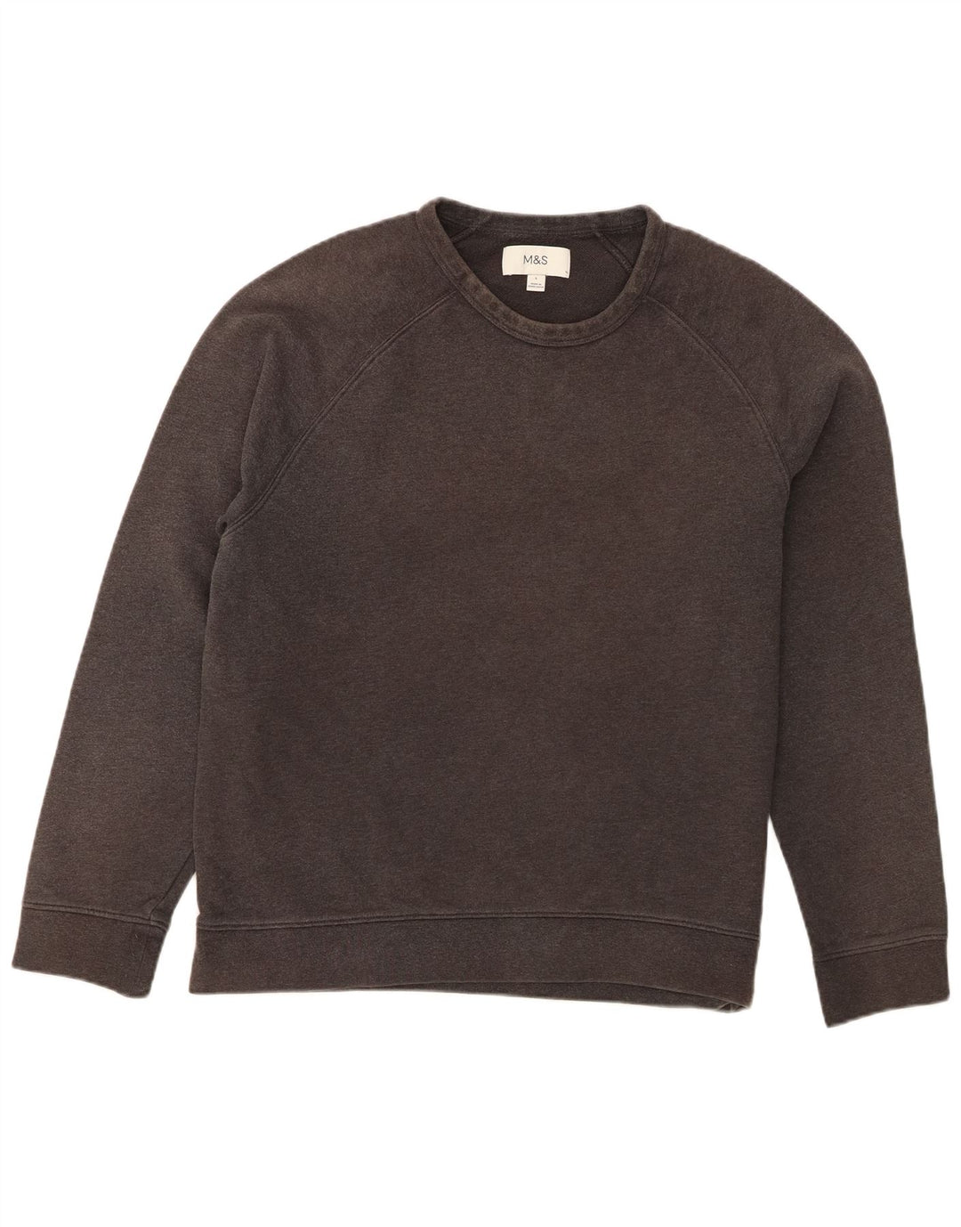 Marks & Spencer Sweatshirt til mænd, stor grå bomuld
