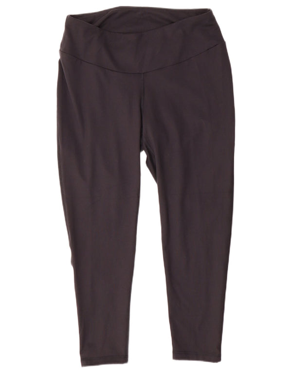 Adidas Aeroready Crop Leggings til kvinder UK 20/22 XL Sort