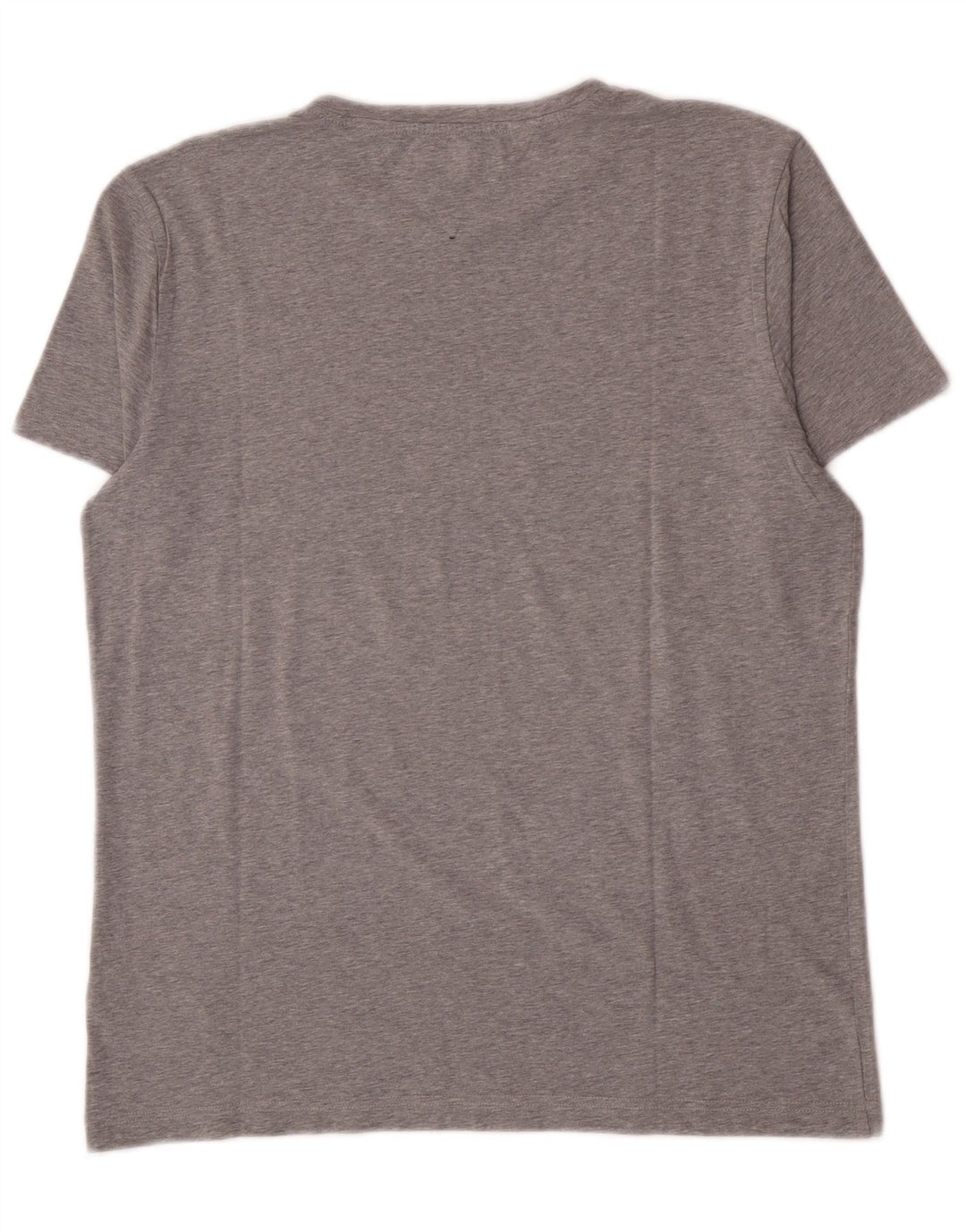 Tommy Hilfiger Herre T-Shirt Top Stor Grå Bomuld