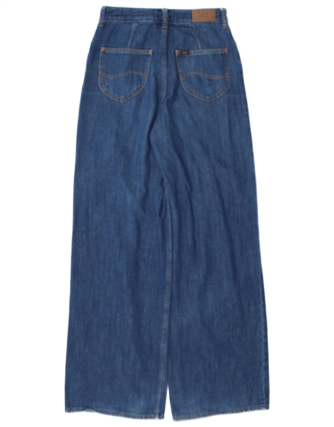 Lee Dame Stella Jeans med brede ben W25 L31 Blå Bomuld