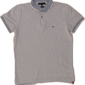 TOMMY HILFIGER Mens Regular Fit Polo Shirt Small Blue Cotton Vintage Tommy Hilfiger and Second-Hand Tommy Hilfiger from Messina Hembry 