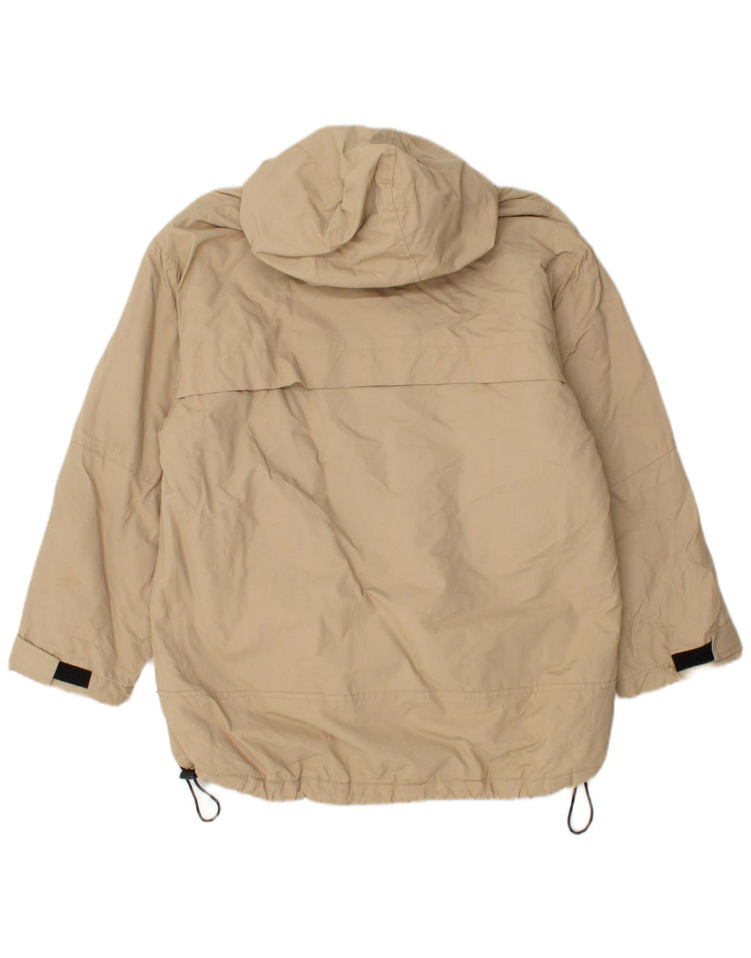 ASICS Windbreaker-jakke med hætte til mænd UK 36 Lille beige polyamid