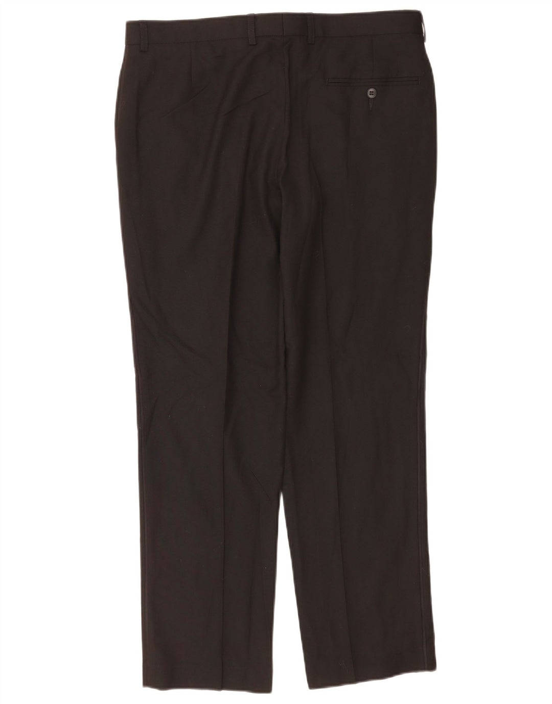 Marks & Spencer Herre Slim Fit Suit Bukser W34 L29 Sort Polyester