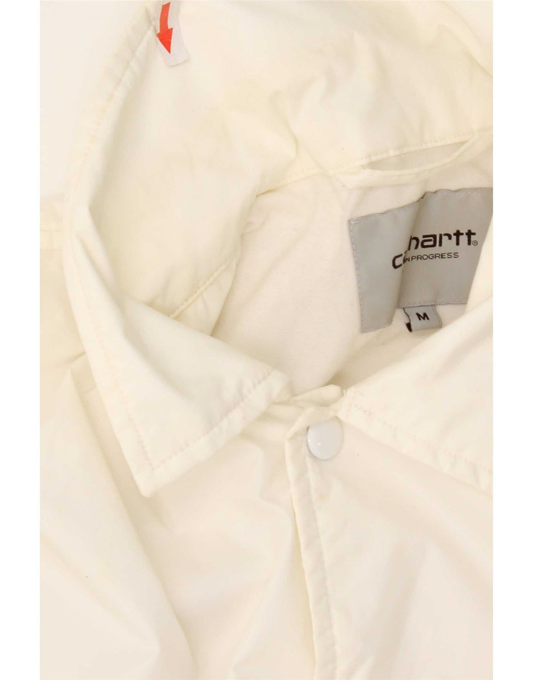 Carhartt Herre grafisk regnjakke UK 38 Medium White Nylon