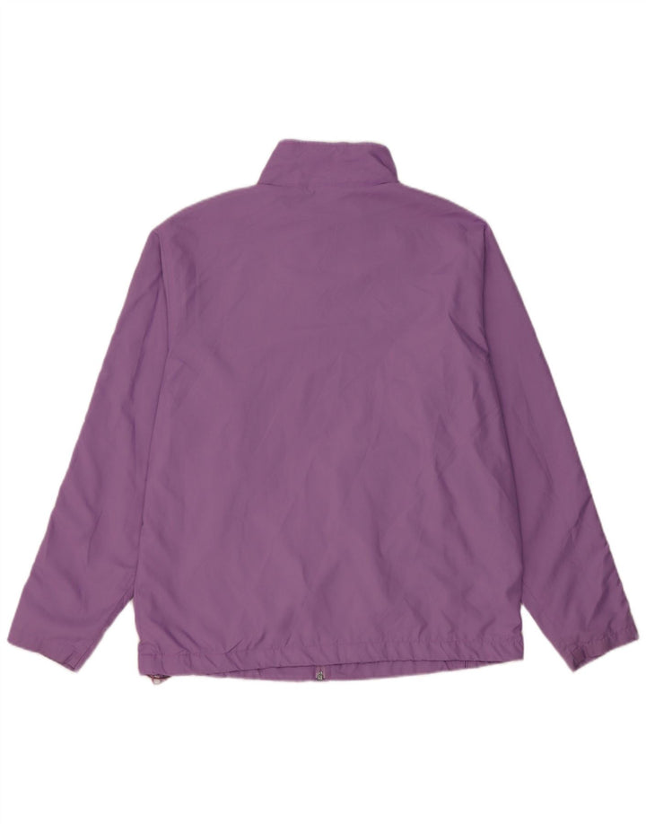 Reebok træningsdragt topjakke til kvinder UK 12 Medium Lilla Polyester