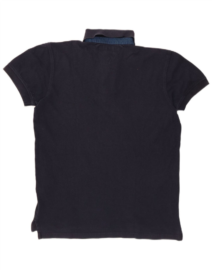 TOMMY HILFIGER Poloshirt til mænd Lille marineblå bomuld