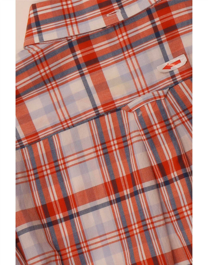 Gant herre Regular Fit skjorte størrelse 41/42 16 1/2 Large rød ternet bomuld
