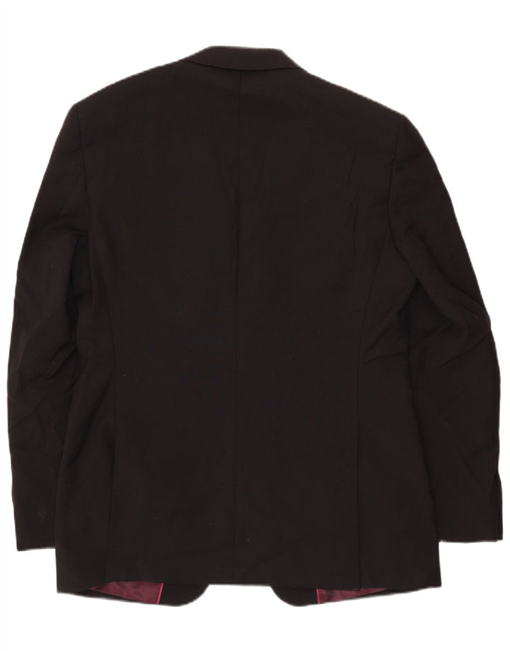 Marks & Spencer Herre Autograph 2 Button Blazer Jacket UK 40 Large Black