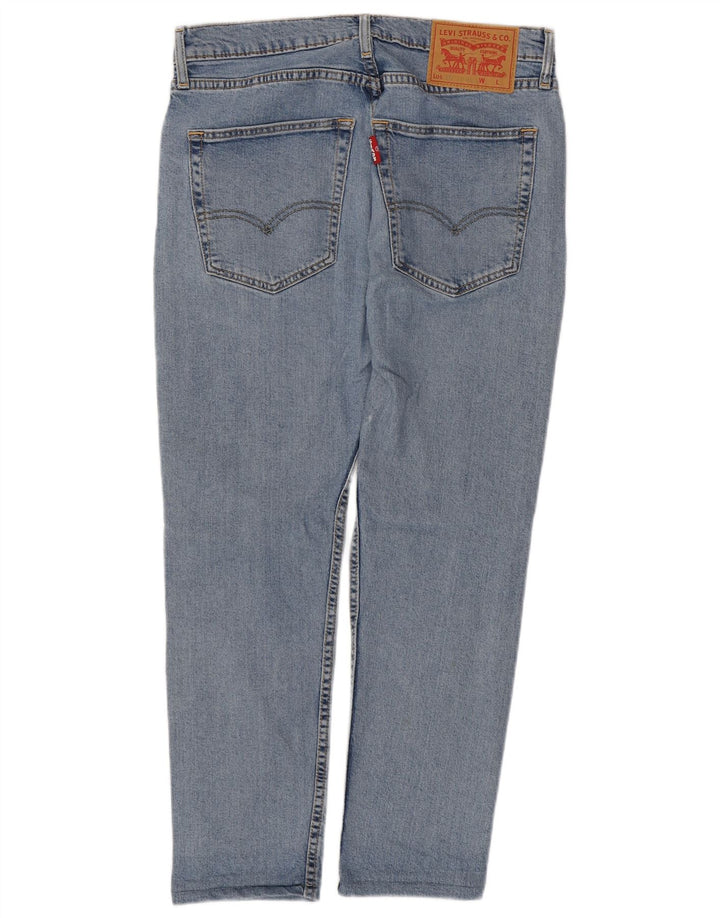 LEVI'S Herre 512 Tapered Slim Jeans W32 L27 Blå Bomuld
