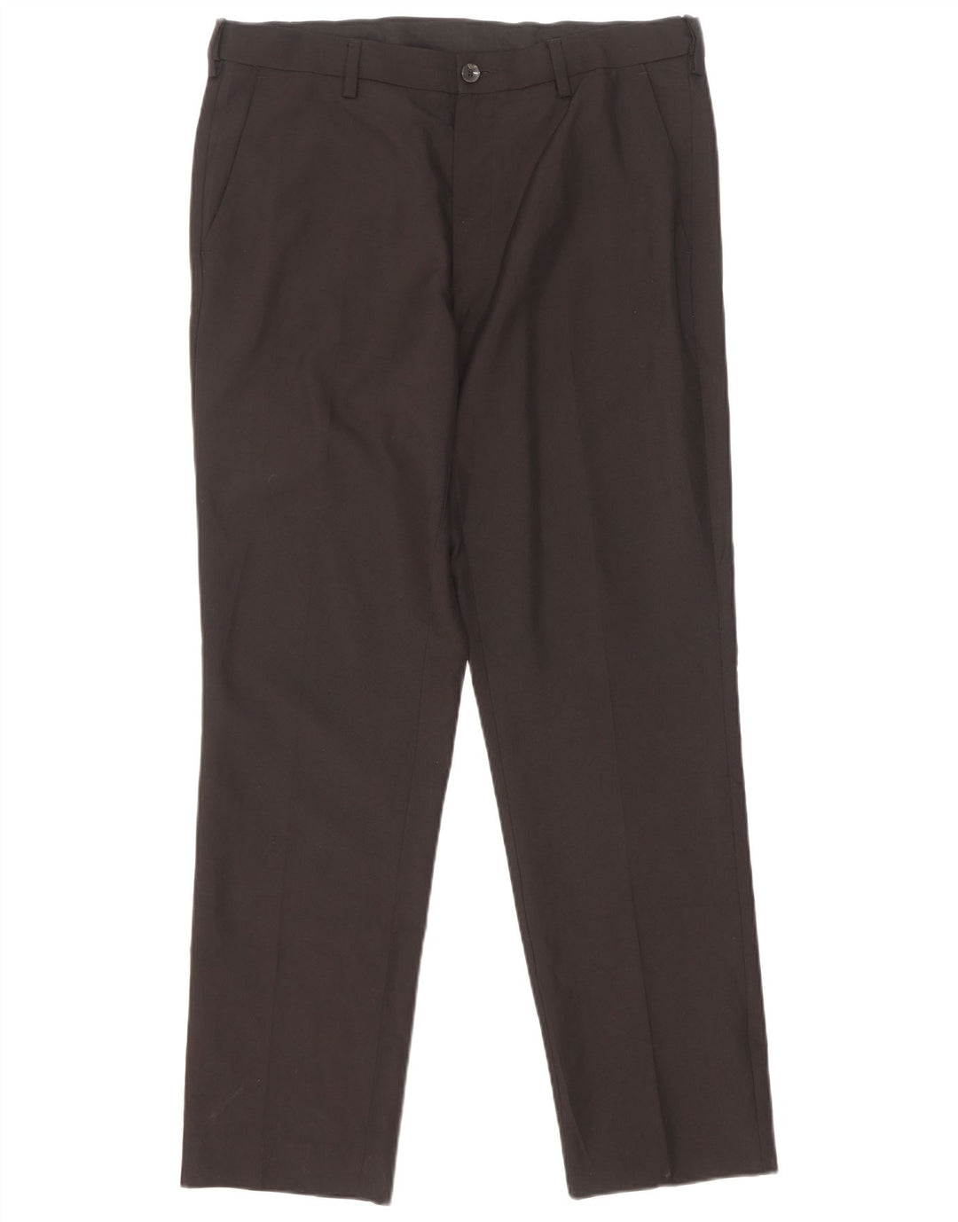 Marks & Spencer Herre Lige Regular Fit Chinobukser W34 L31 Sort