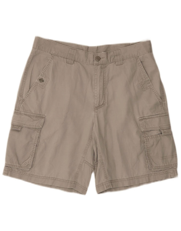 Columbia Mens Cargo Shorts W30 Medium Grey Cotton