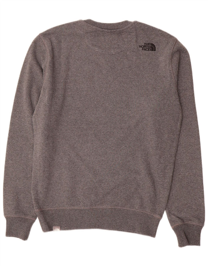 The North Face Herre Grafisk Sweatshirt Jumper Lille Grå Bomuld