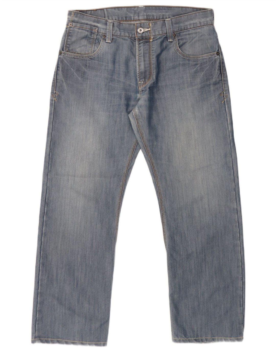 Levi's Mens 514 Straight Jeans W33 L30 Blue Cotton