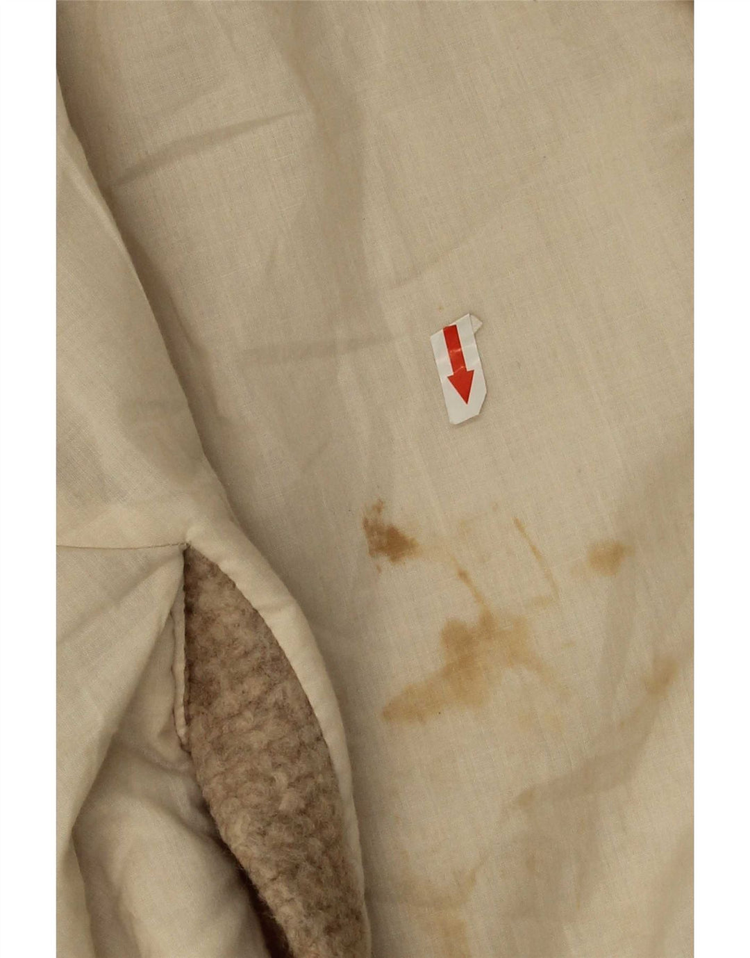 Zara Dame Dobbeltradet Frakke UK 42 XL Beige Uld