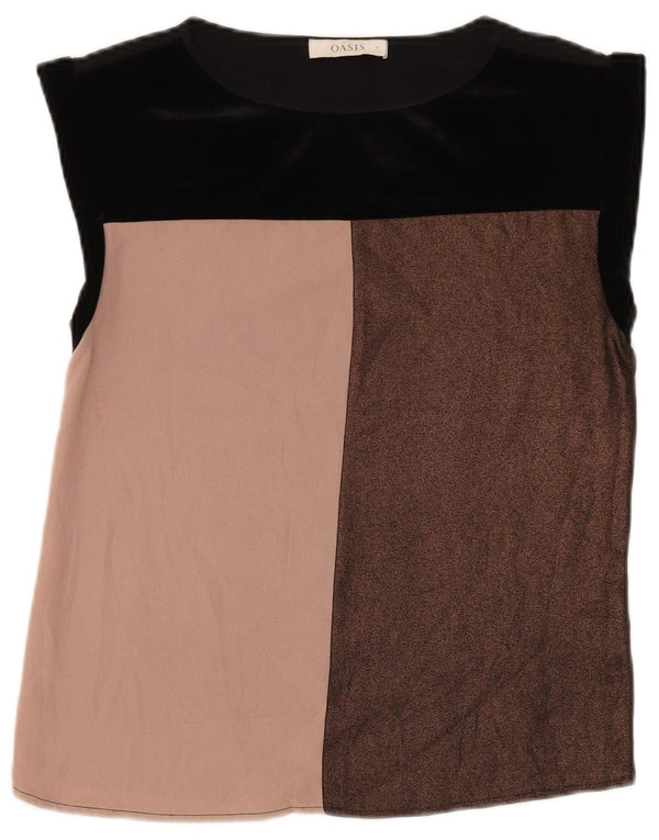 Oasis Damevest Top UK 8 Lille flerfarvet Colourblock Polyester
