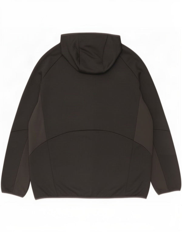 North Ridge Træningsdragt med hætte til mænd Topjakke Large Grå Polyester