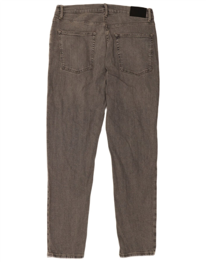 Zara Herre Slim Jeans EU 44 Large W34 L31 Grå Bomuld