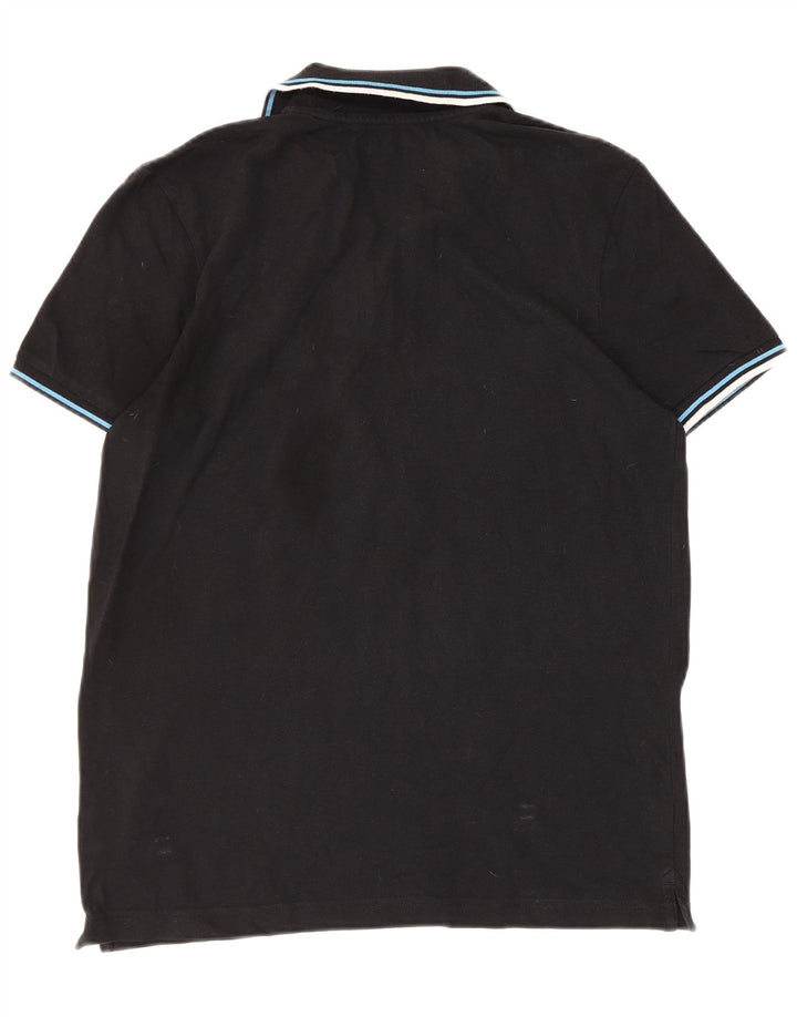 DIADORA Poloshirt til mænd Medium Sort Bomuld