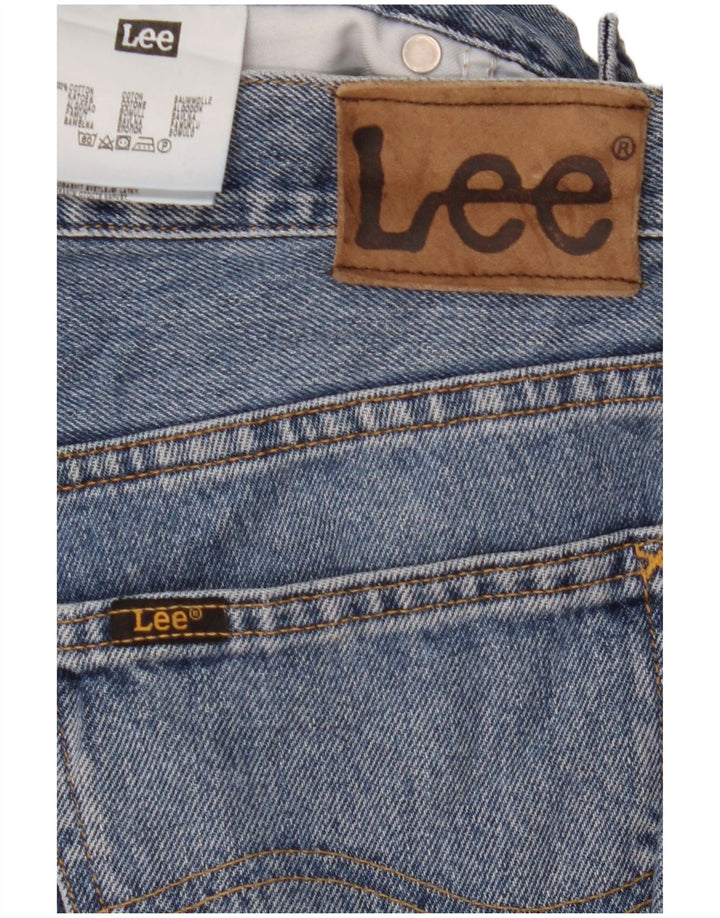 Lee Mens Seattle Straight Jeans W32 L32 Blå Bomuld