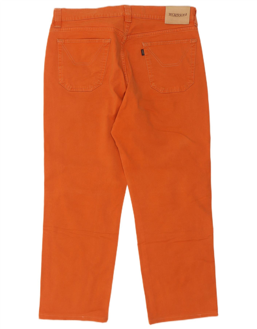 Jeckerson Straight Jeans til mænd W38 L27 Orange Bomuld