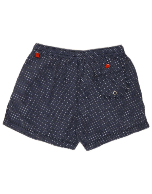 North Sails Mens Swimming Shorts Medium  Navy Blue Spotted Polyamide