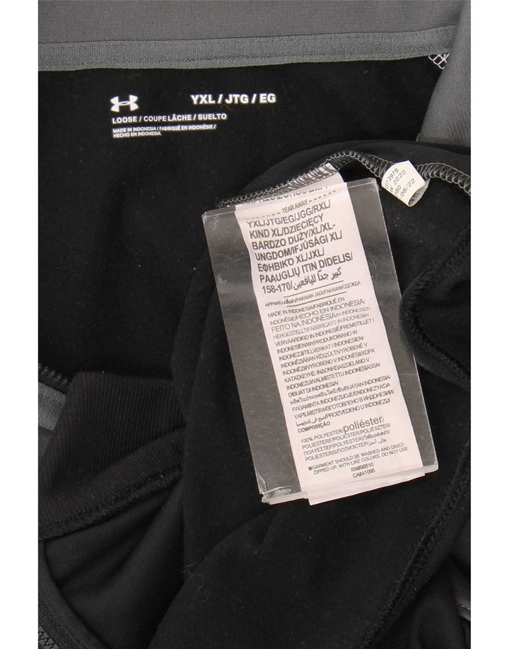 Under Armour Boys Tracksuit Topjakke 13-14 år XL Grå Colourblock