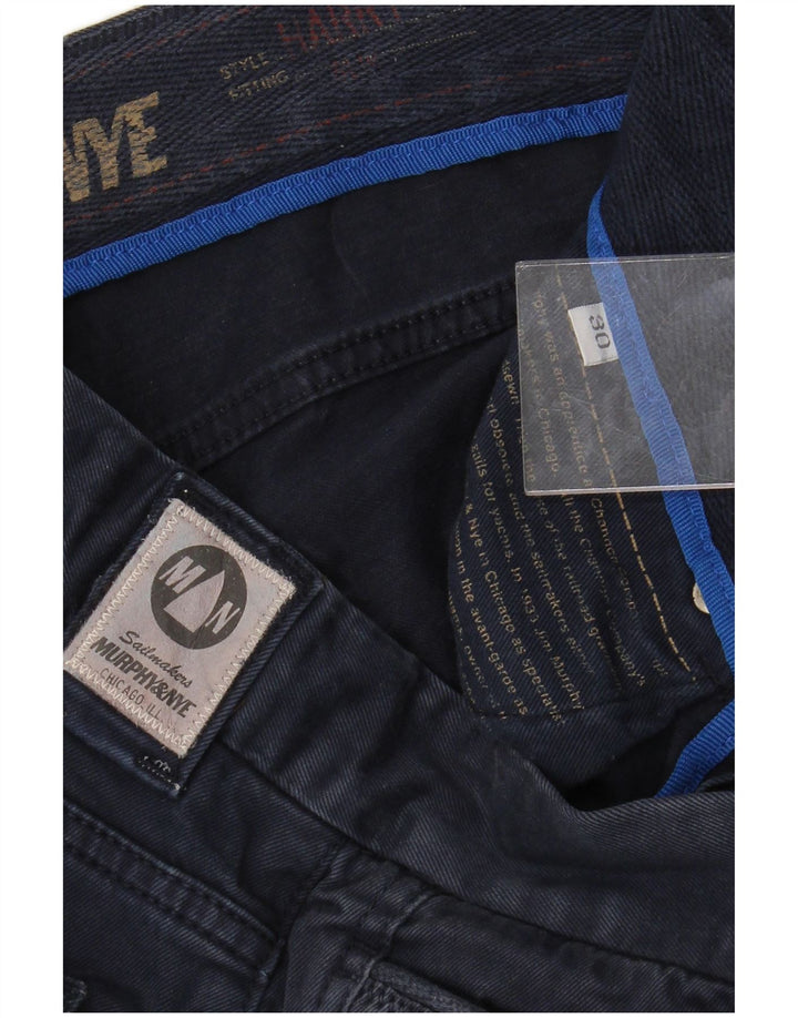 MURPHY & NYE Straight Casual Bukser til mænd W30 L28 Marineblå