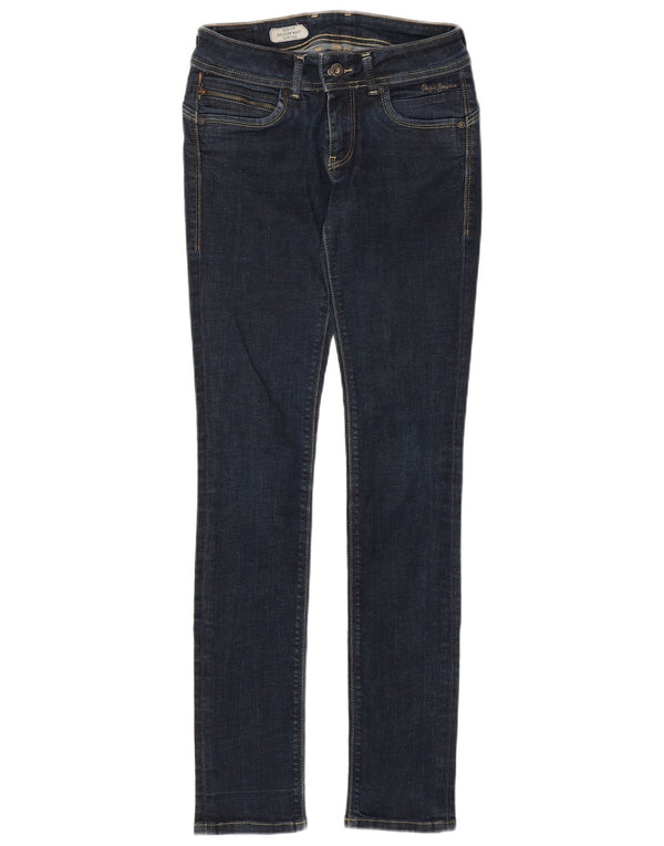 PEPE Jeans Dame Slim Jeans W28 L32 Blå Bomuld