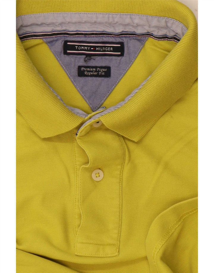 Tommy Hilfiger Herre Regular Fit Polo Shirt XL Gul