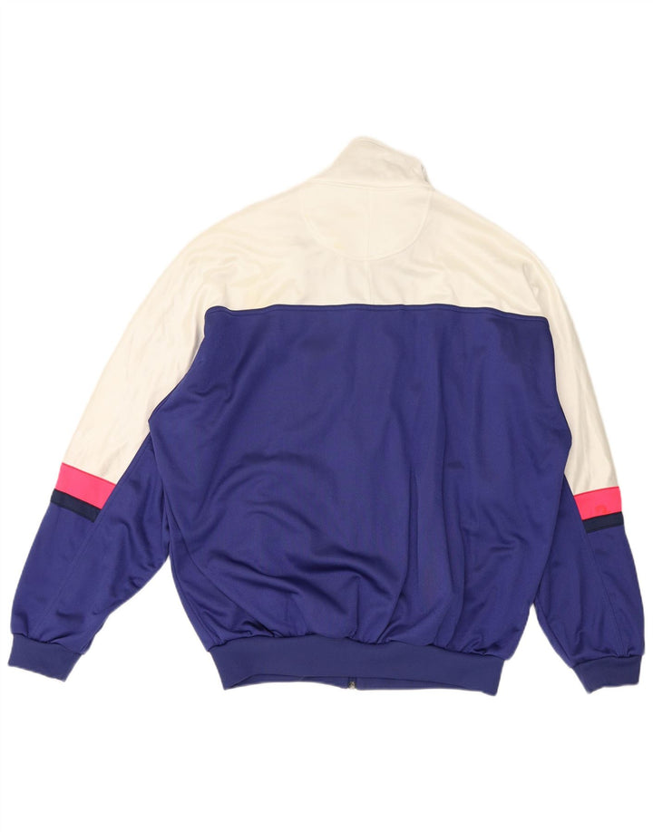 Asics Herre Grafisk træningsdragt Topjakke IT 54 XL Blå Colourblock