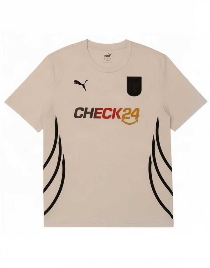 Puma Herre Grafisk T-Shirt Top XL Hvid Polyester