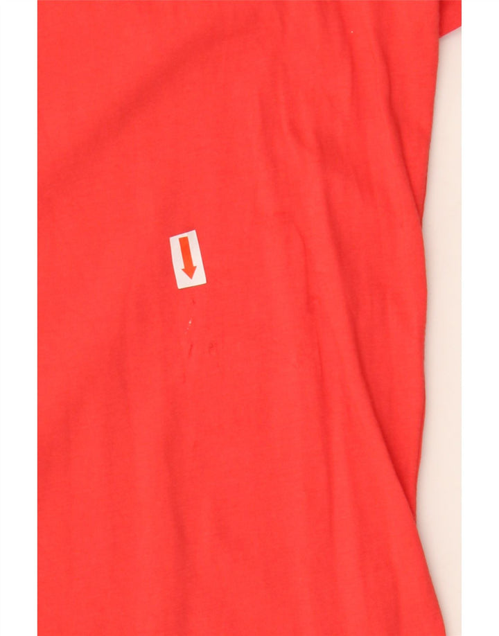 Adidas Herre grafisk T-shirt top lille rød bomuld