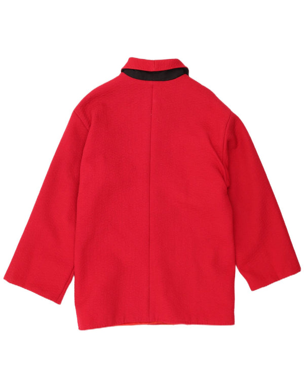 Vintage overfrakke til kvinder UK 14 Medium Pink