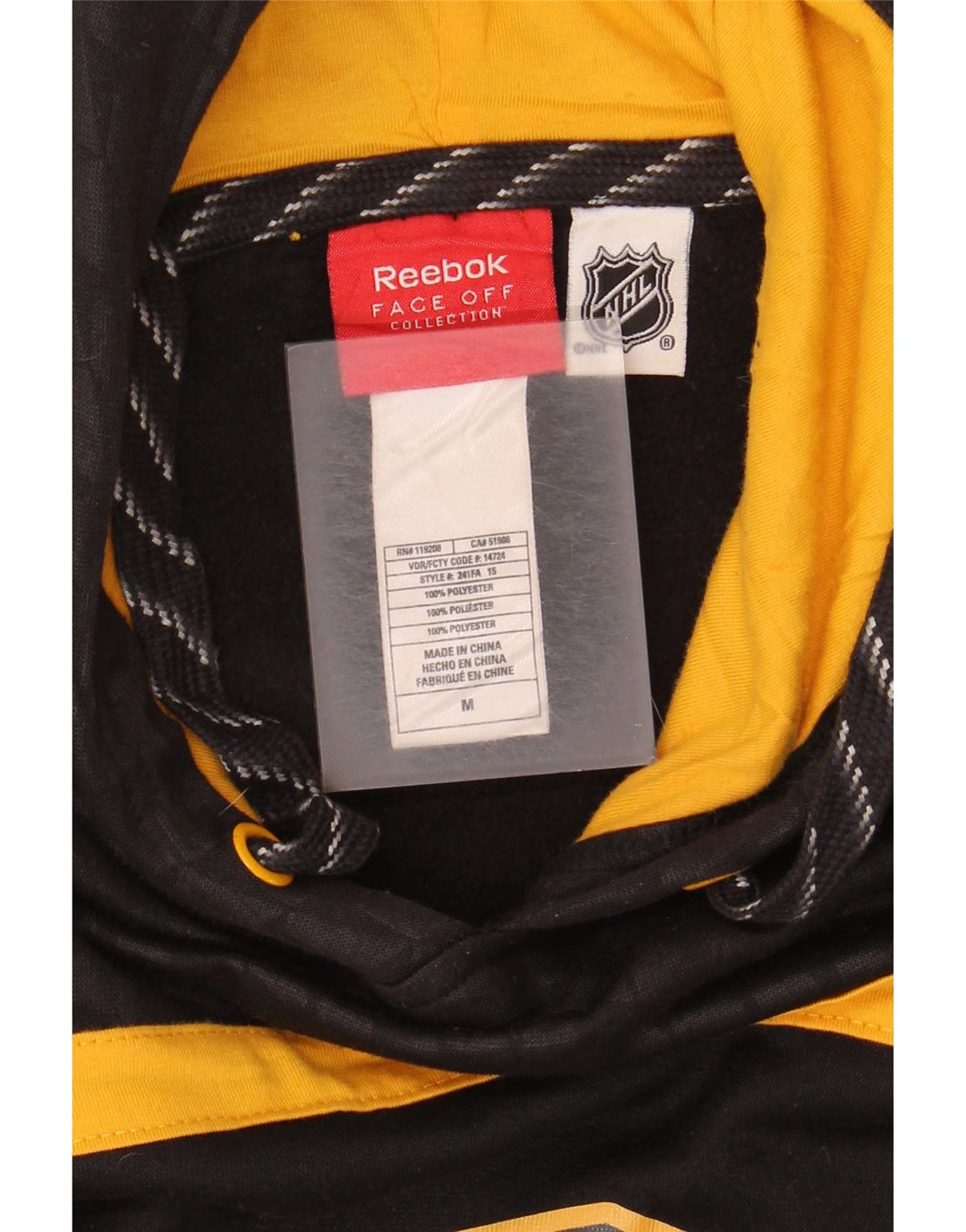 Reebok Herre Nashville Predators Hættetrøje Jumper Medium Sort Colourblock