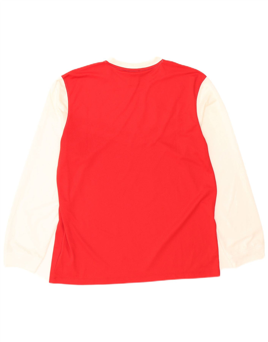 NIKE Herre Dri Fit Top Langærmet XL Rød Colourblock Polyester