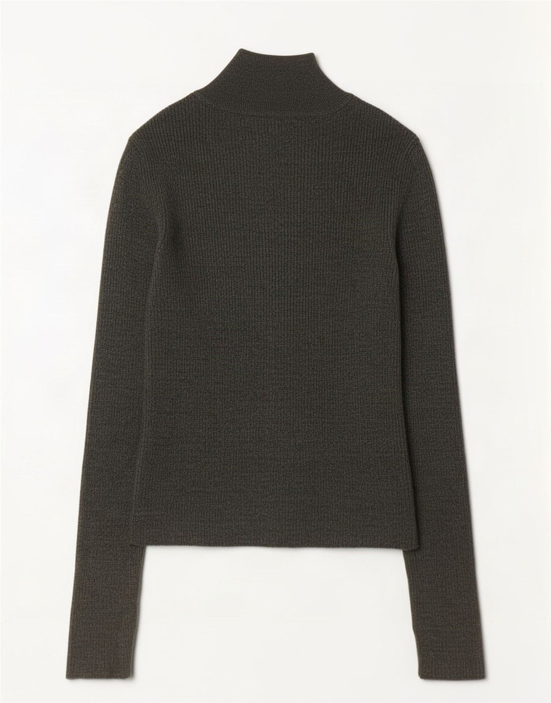 Zara Dame Turtle Neck Jumper Sweater UK 14 Large Khaki