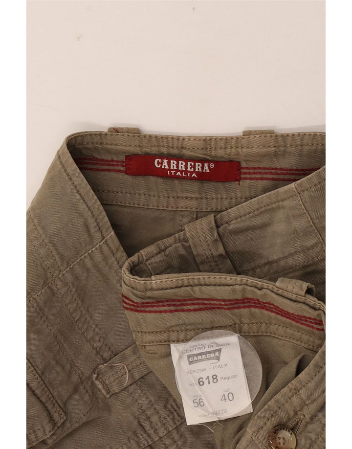 Carrera Herre 618 Cargo Shorts W40 XL Khaki Bomuld