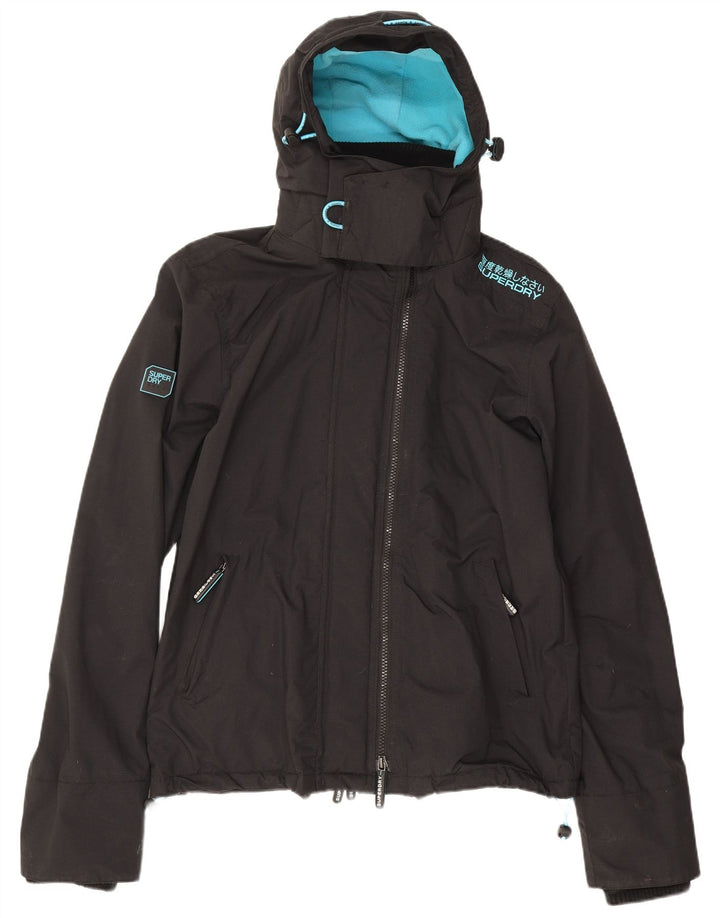 Superdry Windcheater vindjakke med hætte til mænd UK 38 Medium Sort