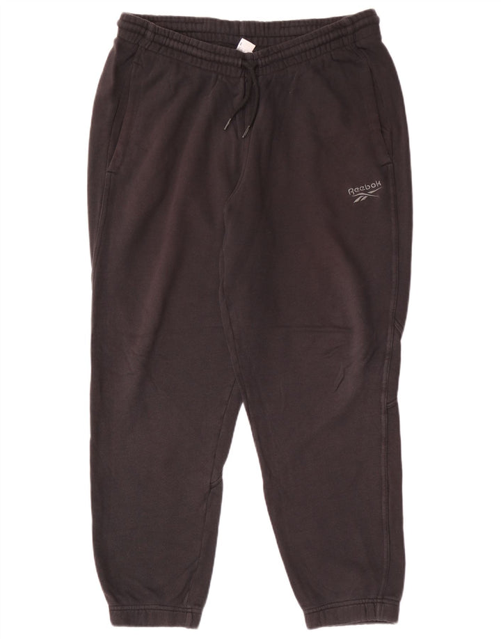 Reebok Herre træningsdragt Bukser Joggers Large Sort Bomuld