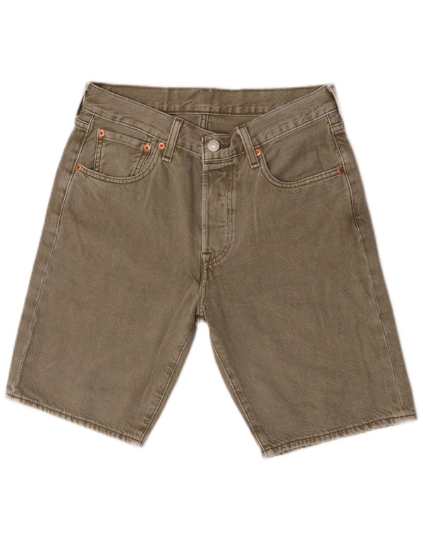 Levi's Herre 501 denimshorts W28 Small Khaki Bomuld