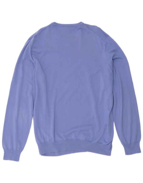 Marina Yachting Dame Boat Neck Jumper Sweater UK 20 2XL Blå Bomuld