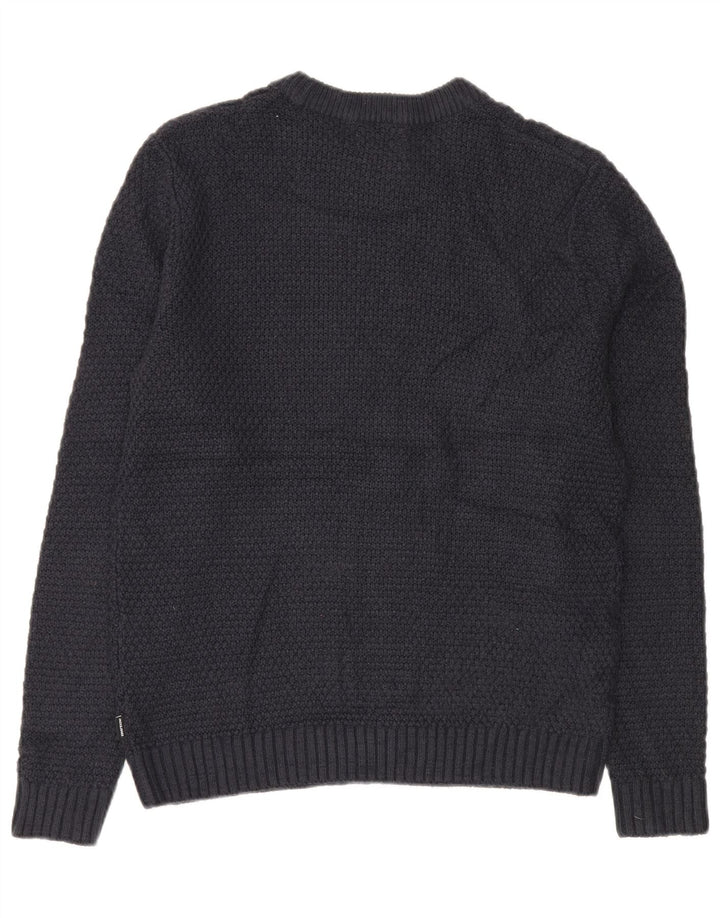 JACK & JONES Herre Crew Neck sweater Medium Marineblå Akryl